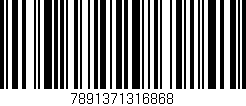 Código de barras (EAN, GTIN, SKU, ISBN): '7891371316868'