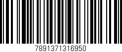 Código de barras (EAN, GTIN, SKU, ISBN): '7891371316950'