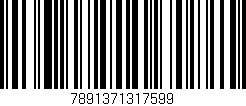 Código de barras (EAN, GTIN, SKU, ISBN): '7891371317599'