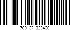 Código de barras (EAN, GTIN, SKU, ISBN): '7891371320438'