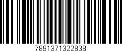 Código de barras (EAN, GTIN, SKU, ISBN): '7891371322838'