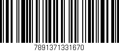 Código de barras (EAN, GTIN, SKU, ISBN): '7891371331670'