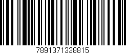 Código de barras (EAN, GTIN, SKU, ISBN): '7891371338815'