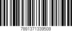 Código de barras (EAN, GTIN, SKU, ISBN): '7891371339508'