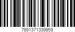Código de barras (EAN, GTIN, SKU, ISBN): '7891371339959'