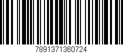 Código de barras (EAN, GTIN, SKU, ISBN): '7891371360724'