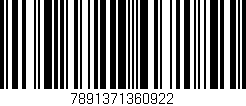 Código de barras (EAN, GTIN, SKU, ISBN): '7891371360922'