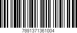 Código de barras (EAN, GTIN, SKU, ISBN): '7891371361004'