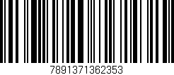 Código de barras (EAN, GTIN, SKU, ISBN): '7891371362353'