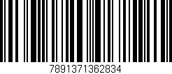 Código de barras (EAN, GTIN, SKU, ISBN): '7891371362834'