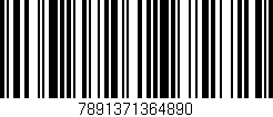 Código de barras (EAN, GTIN, SKU, ISBN): '7891371364890'