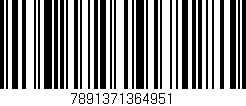 Código de barras (EAN, GTIN, SKU, ISBN): '7891371364951'