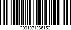 Código de barras (EAN, GTIN, SKU, ISBN): '7891371366153'