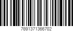 Código de barras (EAN, GTIN, SKU, ISBN): '7891371366702'