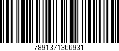 Código de barras (EAN, GTIN, SKU, ISBN): '7891371366931'