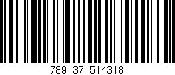 Código de barras (EAN, GTIN, SKU, ISBN): '7891371514318'