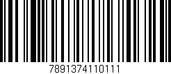 Código de barras (EAN, GTIN, SKU, ISBN): '7891374110111'
