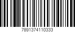 Código de barras (EAN, GTIN, SKU, ISBN): '7891374110333'