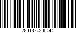 Código de barras (EAN, GTIN, SKU, ISBN): '7891374300444'