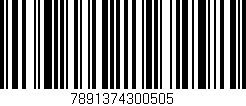 Código de barras (EAN, GTIN, SKU, ISBN): '7891374300505'