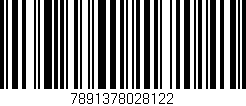 Código de barras (EAN, GTIN, SKU, ISBN): '7891378028122'