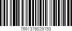 Código de barras (EAN, GTIN, SKU, ISBN): '7891378029150'