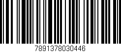 Código de barras (EAN, GTIN, SKU, ISBN): '7891378030446'