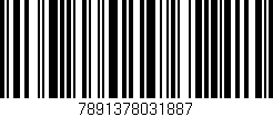 Código de barras (EAN, GTIN, SKU, ISBN): '7891378031887'