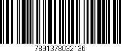 Código de barras (EAN, GTIN, SKU, ISBN): '7891378032136'