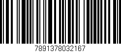 Código de barras (EAN, GTIN, SKU, ISBN): '7891378032167'