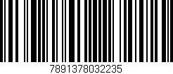 Código de barras (EAN, GTIN, SKU, ISBN): '7891378032235'