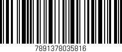 Código de barras (EAN, GTIN, SKU, ISBN): '7891378035816'