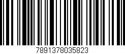 Código de barras (EAN, GTIN, SKU, ISBN): '7891378035823'