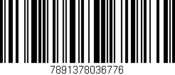 Código de barras (EAN, GTIN, SKU, ISBN): '7891378036776'