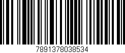 Código de barras (EAN, GTIN, SKU, ISBN): '7891378038534'