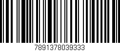 Código de barras (EAN, GTIN, SKU, ISBN): '7891378039333'