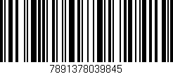 Código de barras (EAN, GTIN, SKU, ISBN): '7891378039845'