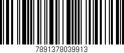 Código de barras (EAN, GTIN, SKU, ISBN): '7891378039913'