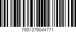 Código de barras (EAN, GTIN, SKU, ISBN): '7891378044771'
