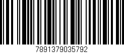 Código de barras (EAN, GTIN, SKU, ISBN): '7891379035792'