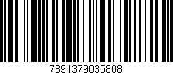 Código de barras (EAN, GTIN, SKU, ISBN): '7891379035808'