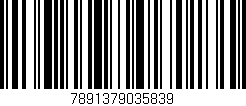 Código de barras (EAN, GTIN, SKU, ISBN): '7891379035839'