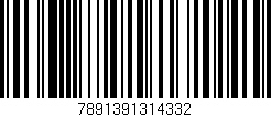 Código de barras (EAN, GTIN, SKU, ISBN): '7891391314332'