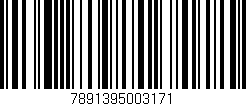 Código de barras (EAN, GTIN, SKU, ISBN): '7891395003171'