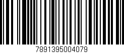 Código de barras (EAN, GTIN, SKU, ISBN): '7891395004079'
