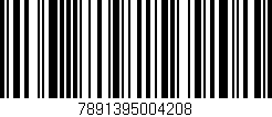 Código de barras (EAN, GTIN, SKU, ISBN): '7891395004208'