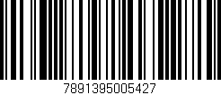 Código de barras (EAN, GTIN, SKU, ISBN): '7891395005427'
