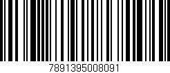 Código de barras (EAN, GTIN, SKU, ISBN): '7891395008091'