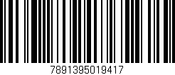 Código de barras (EAN, GTIN, SKU, ISBN): '7891395019417'