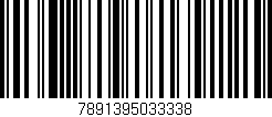 Código de barras (EAN, GTIN, SKU, ISBN): '7891395033338'